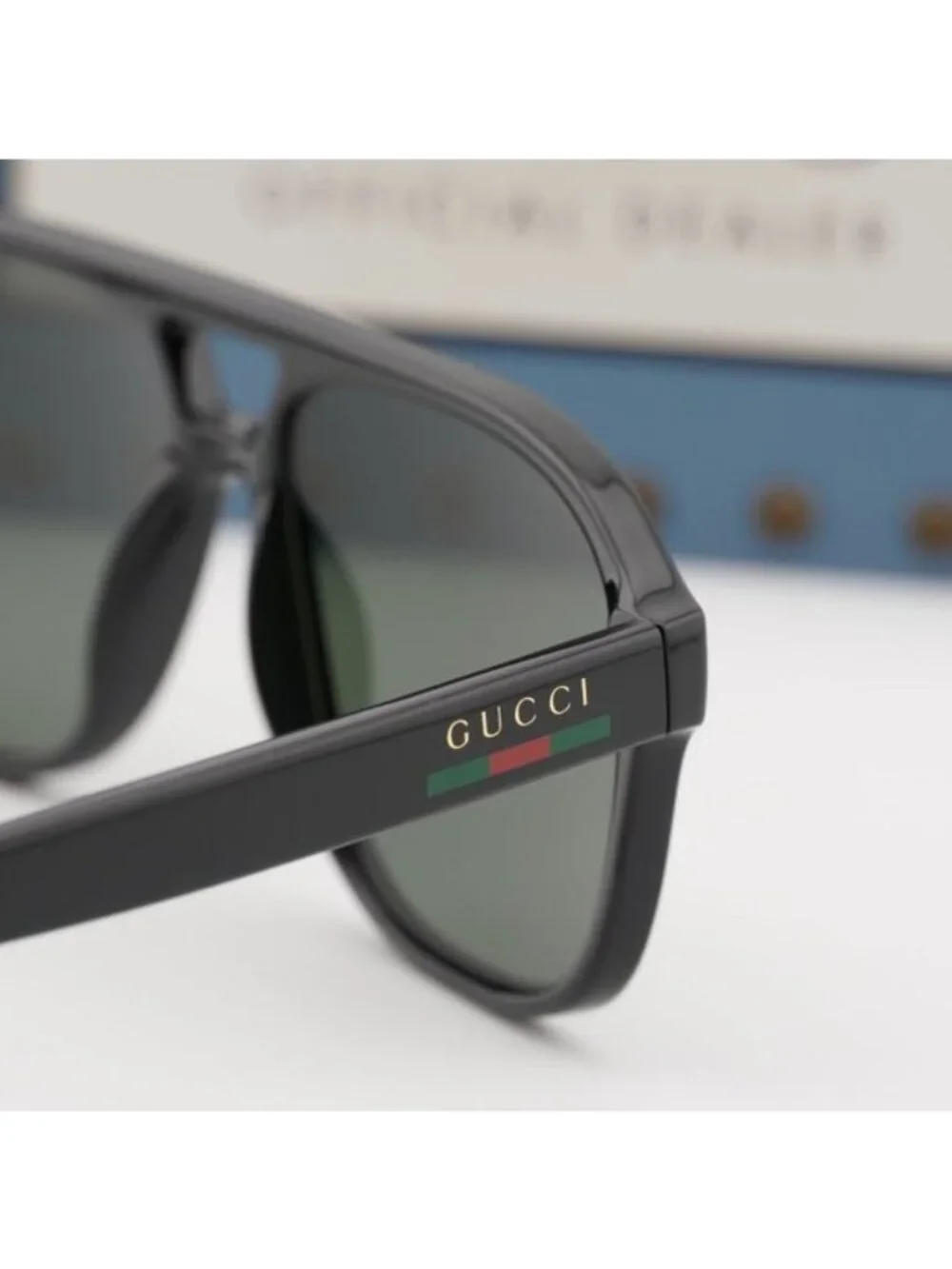 Gucci GG1856S 001 Aviator Sunglasses – Black/Grey